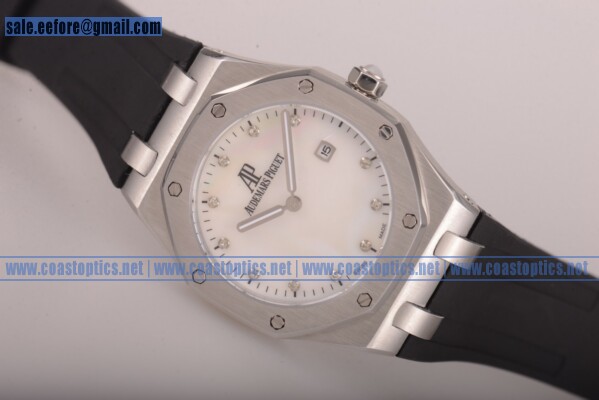 Audemars Piguet Best Replica Royal Oak Lady Watch Steel 67620ST.OO.D010CA.01DB (EF) - Click Image to Close